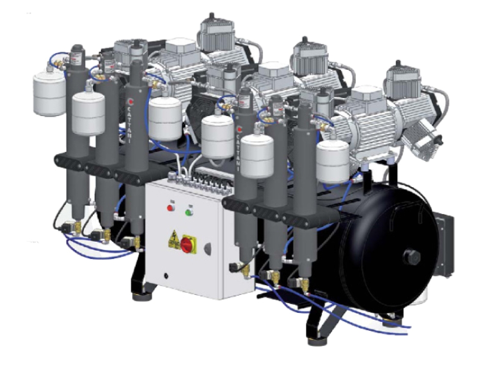 6-Zylinder-Tridem-Kompressor